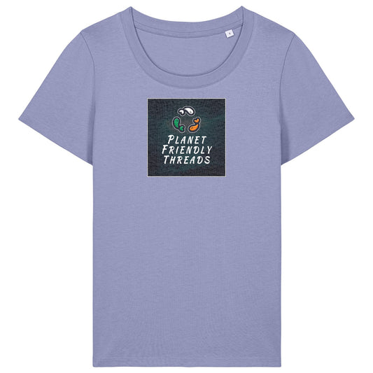PFT Logo - dark | T-Shirt | Adult | Ladies Short Sleeve | 155gsm Fitted | Violet