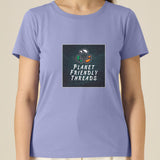 PFT Logo - dark | T-Shirt | Adult | Ladies Short Sleeve | 155gsm Fitted | Violet
