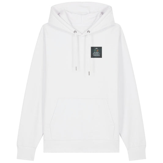 PFT Logo - dark | Hoodie | Adult | Cosy | 350gsm Medium Fit | White