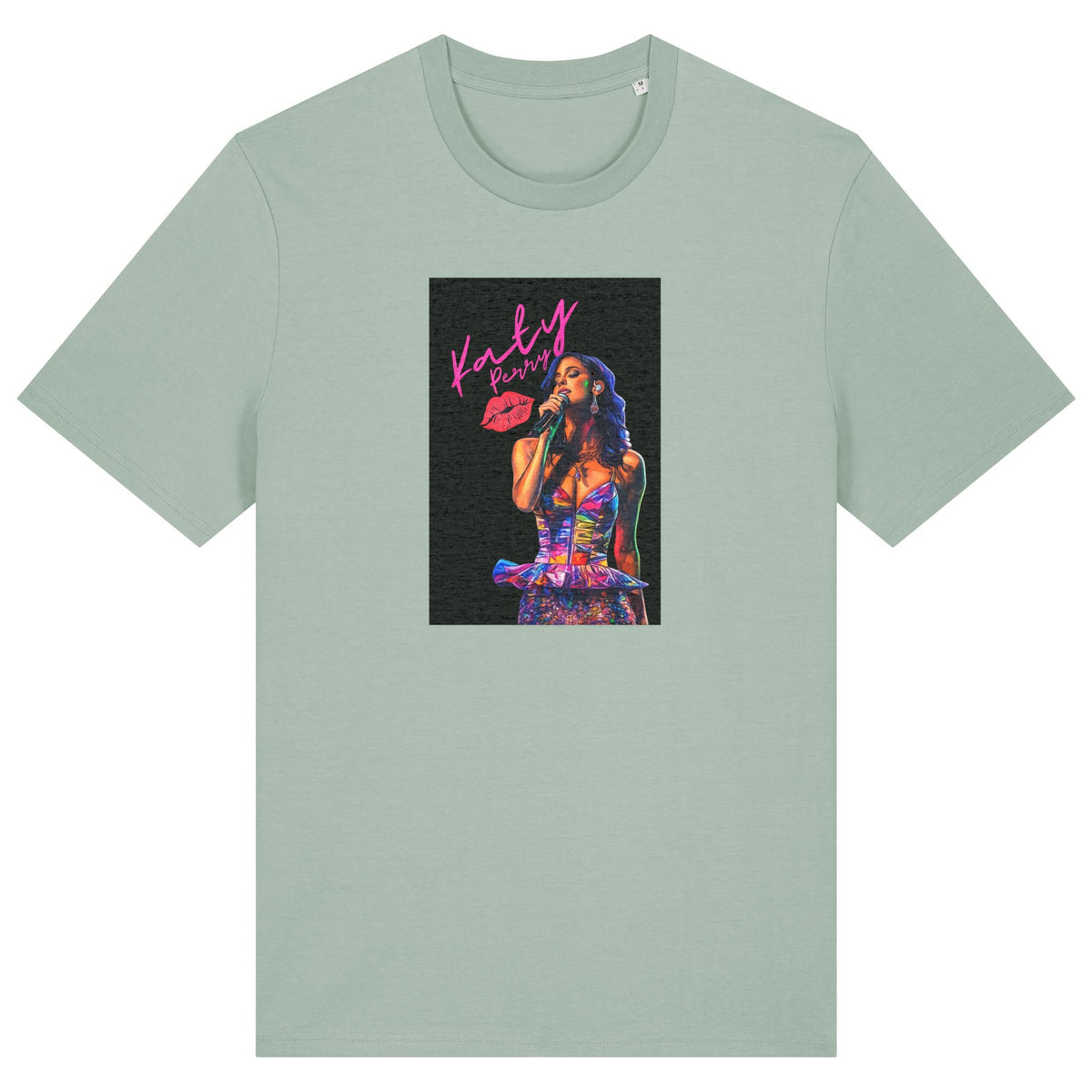 Katy Perry | T-Shirt | Adult | Crewneck Short Sleeve | 180gsm Medium Fit | Aloe