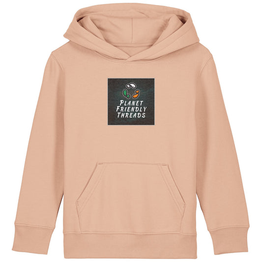 PFT Logo - dark | Hoodie | Kids | Cosy | 300gsm Medium Fit | Fraiche Peche
