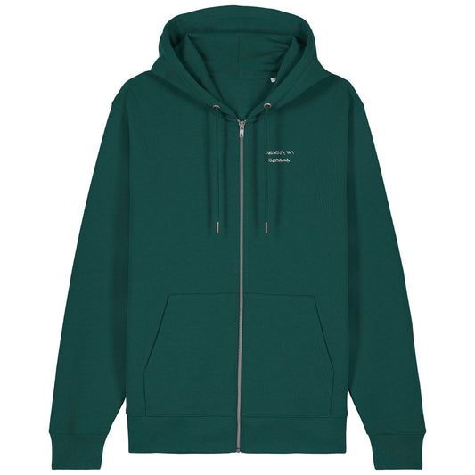I'M FUCKING AMAZING | Hoodie | Adult | Zip | 350gsm Medium Fit | Glazed Green