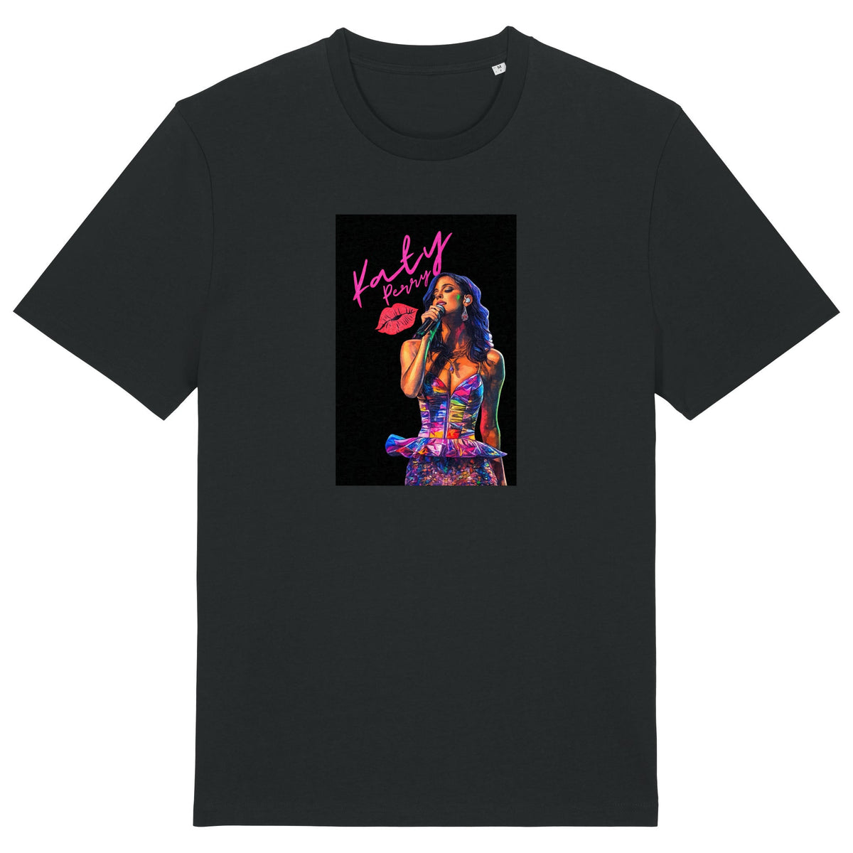 Katy Perry | T-Shirt | Adult | Crewneck Short Sleeve | 180gsm Medium Fit | Black