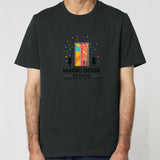 Magic Door Logo | T-Shirt | Adult | Crewneck Short Sleeve | 180gsm Medium Fit | Black