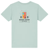 Magic Door Logo | T-Shirt | Kids | Crewneck Short Sleeve | 155gsm Medium Fit | Caribbean Blue