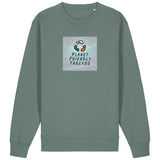 PFT Logo - SSSQUARE - Light Ocean | Jumper | Adult | Crewneck | 350gsm Medium Fit | Green Bay