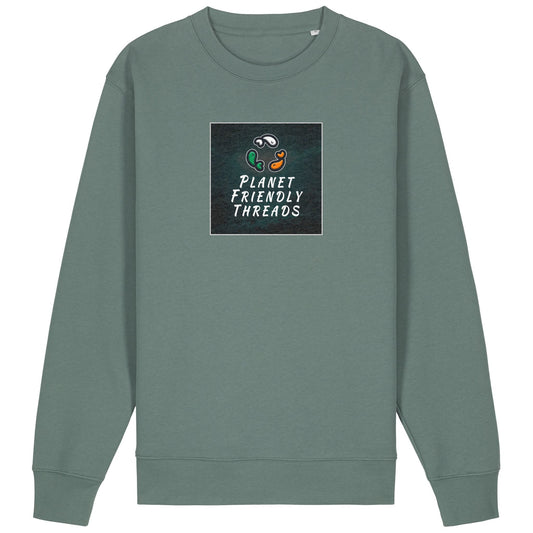 PFT Logo - dark | Jumper | Adult | Crewneck | 350gsm Medium Fit | Green Bay