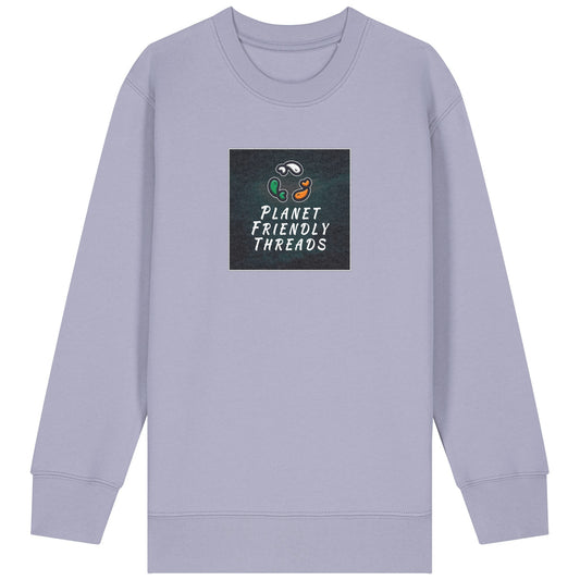 PFT Logo - dark | Jumper | Kids | Crewneck | 300gsm Medium Fit | Lavender