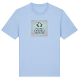 PFT Logo - SSSQUARE - Light Ocean | T-Shirt | Adult | Crewneck Short Sleeve | 180gsm Medium Fit | Blue Soul