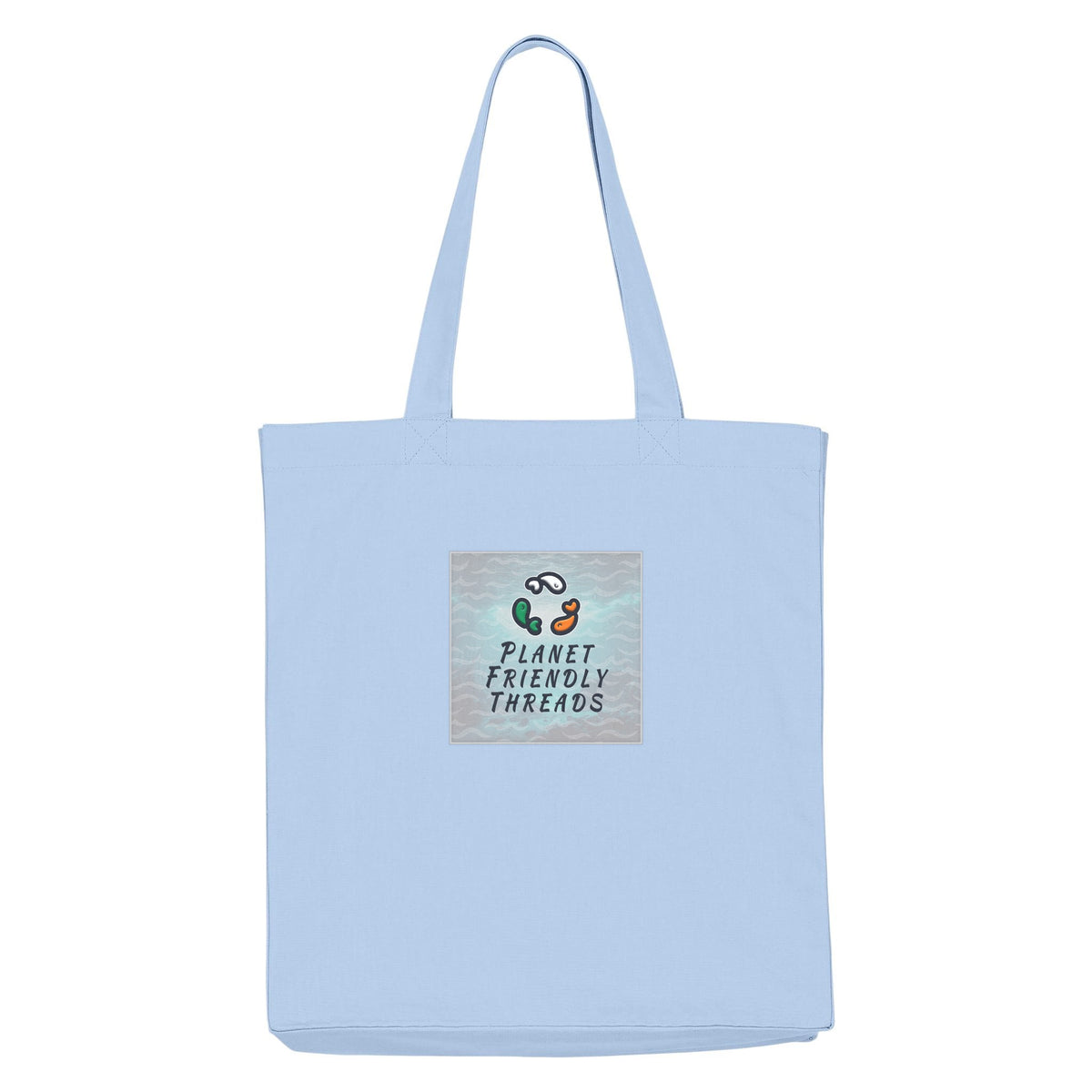 PFT Logo - SSSQUARE - Light Ocean | Other | Adult | Tote Bag | 220gsm | Blue soul