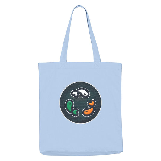 PFT Fish - Circle - Dark | Other | Adult | Tote Bag | 220gsm | Blue soul