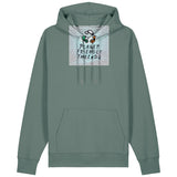 Planet Friendly Logo - Square - Ocean Light | Hoodie | Adult | Cosy | 350gsm Medium Fit | Green Bay