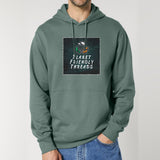 PFT Logo - dark | Hoodie | Adult | Cosy | 350gsm Medium Fit | Green Bay