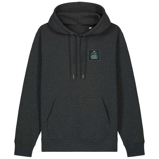PFT Logo - dark | Hoodie | Adult | Cosy | 350gsm Medium Fit | Dark Heather Grey