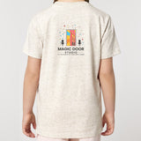 Magic Door Logo | T-Shirt | Kids | Crewneck Short Sleeve | 155gsm Medium Fit | Eco-Heather