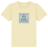 PFT Logo - SSSQUARE - Light Ocean | T-Shirt | Kids | Crewneck Short Sleeve | 155gsm Medium Fit | Butter