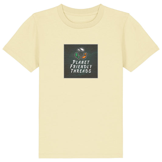 PFT Logo - dark | T-Shirt | Kids | Crewneck Short Sleeve | 155gsm Medium Fit | Butter