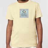 PFT Logo - SSSQUARE - Light Ocean | T-Shirt | Kids | Crewneck Short Sleeve | 155gsm Medium Fit | Butter