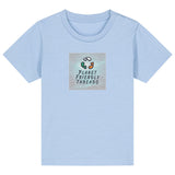 PFT Logo - SSSQUARE - Light Ocean | T-Shirt | Baby | Crewneck Short Sleeve | 155gsm Medium Fit | Blue Soul