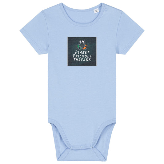 PFT Logo - dark | Other | Baby | Onesie | 210gsm Fitted | Blue soul