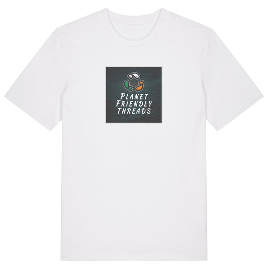 PFT Logo - dark | T-Shirt | Adult | Crewneck Short Sleeve | 180gsm Medium Fit | White