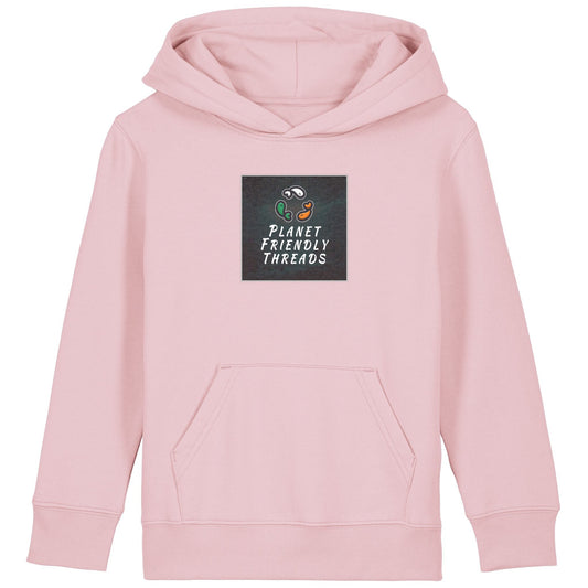 PFT Logo - dark | Hoodie | Kids | Cosy | 300gsm Medium Fit | Cotton Pink